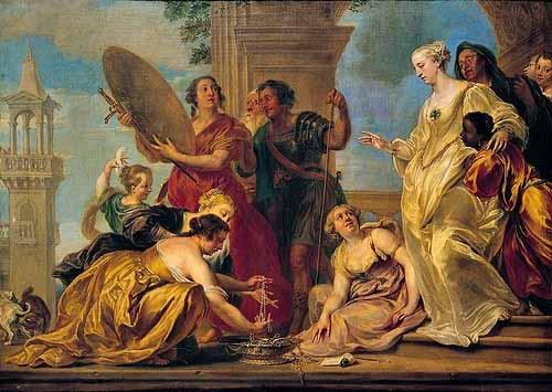 Jan Boeckhorst Achilles among the daughters of Lycomedes oil painting picture